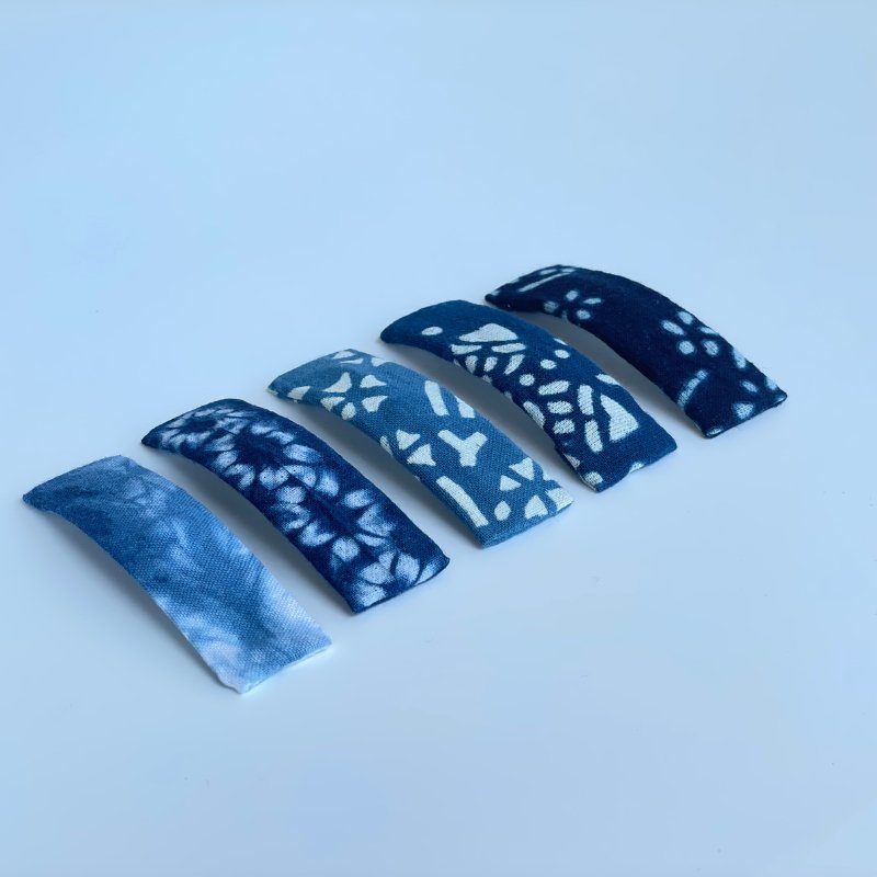 Handmade Miao Batik Hair Clip With Hair Clips - Handmade