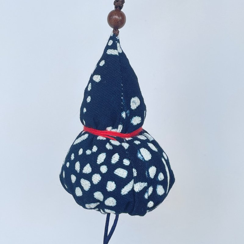 Handmade Miao Batik Herbal Sachet With Navy Blue Sachet - Handmade