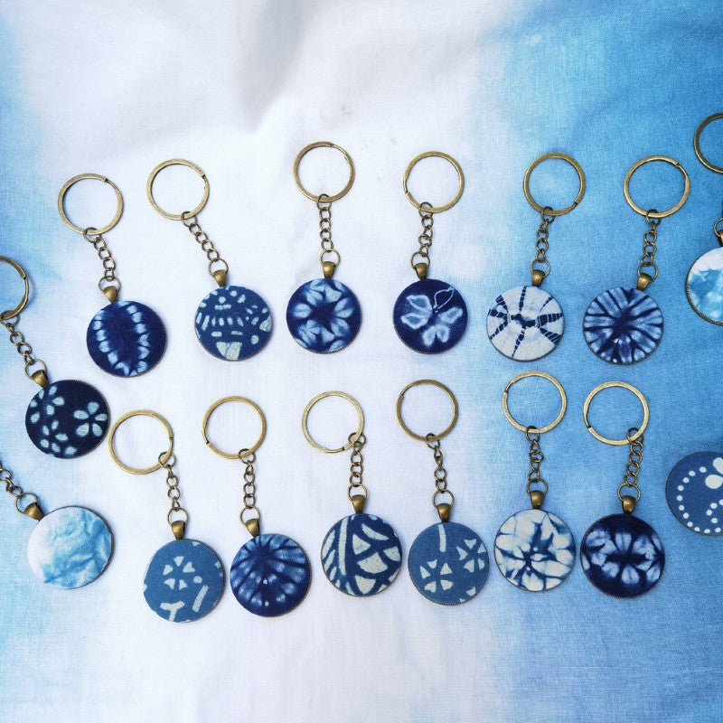 Handmade Miao Batik Keychains With Keychains - Handmade