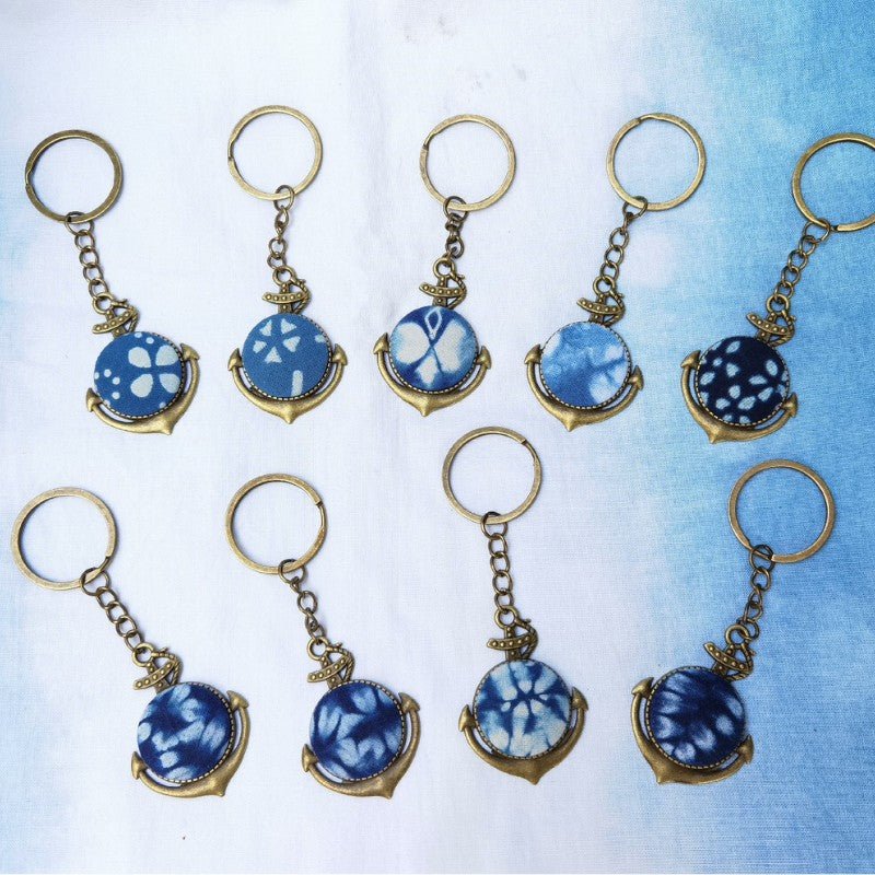 Handmade Miao Batik Keychains With Keychains - Handmade