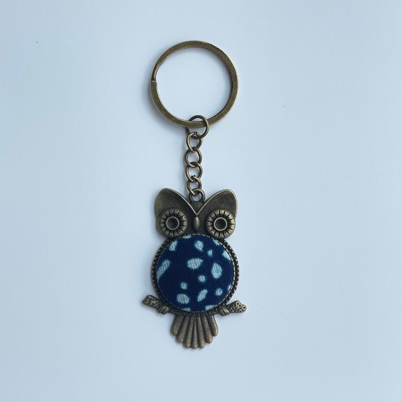 Handmade Miao Batik Keychains With Owl Keychains - Handmade