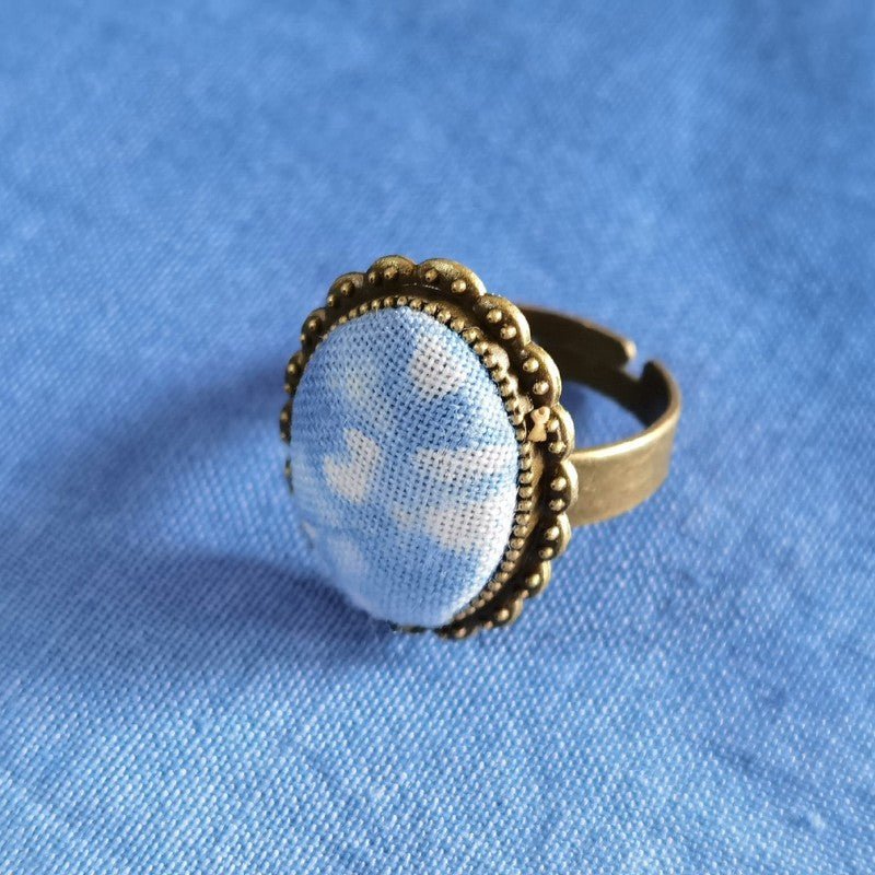 Handmade Miao Batik Ring With Rings - Handmade