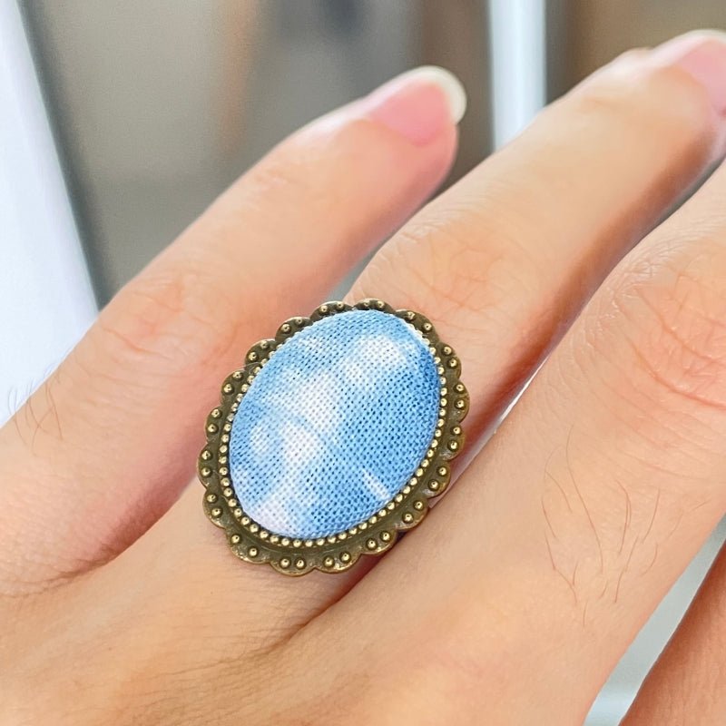 Handmade Miao Batik Ring With Rings - Handmade