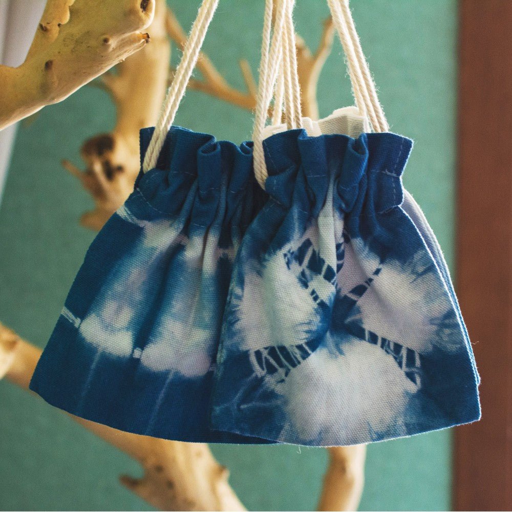 Handmade Tie Dye Pouch With Pouch,Bag - Handmade