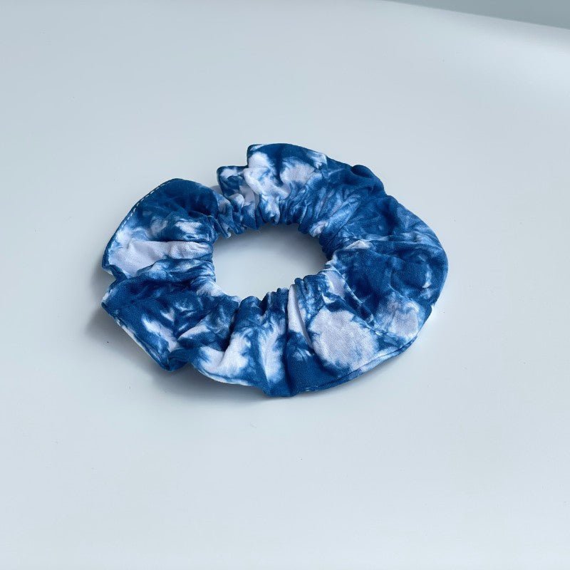 Handmade Tie-Dye Scrunchies With Hair Ties - Handmade