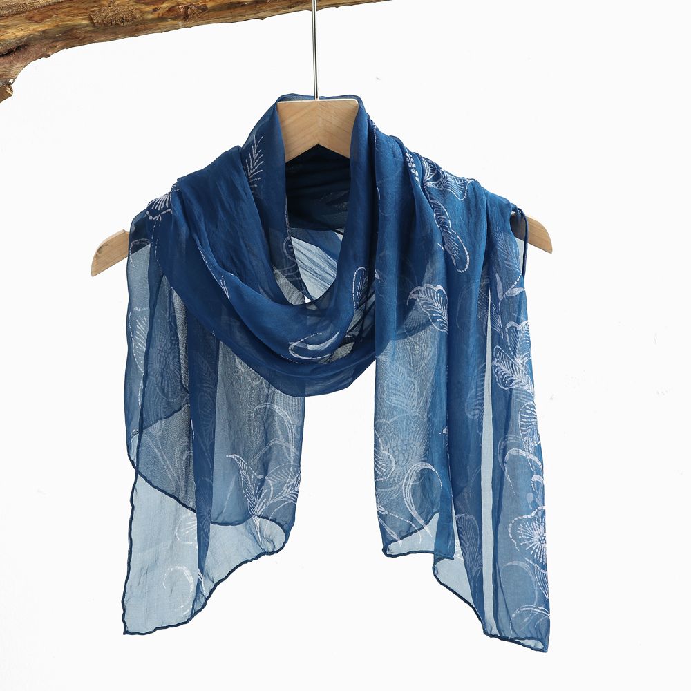 Miao Batik Silk Scarf - Runystore