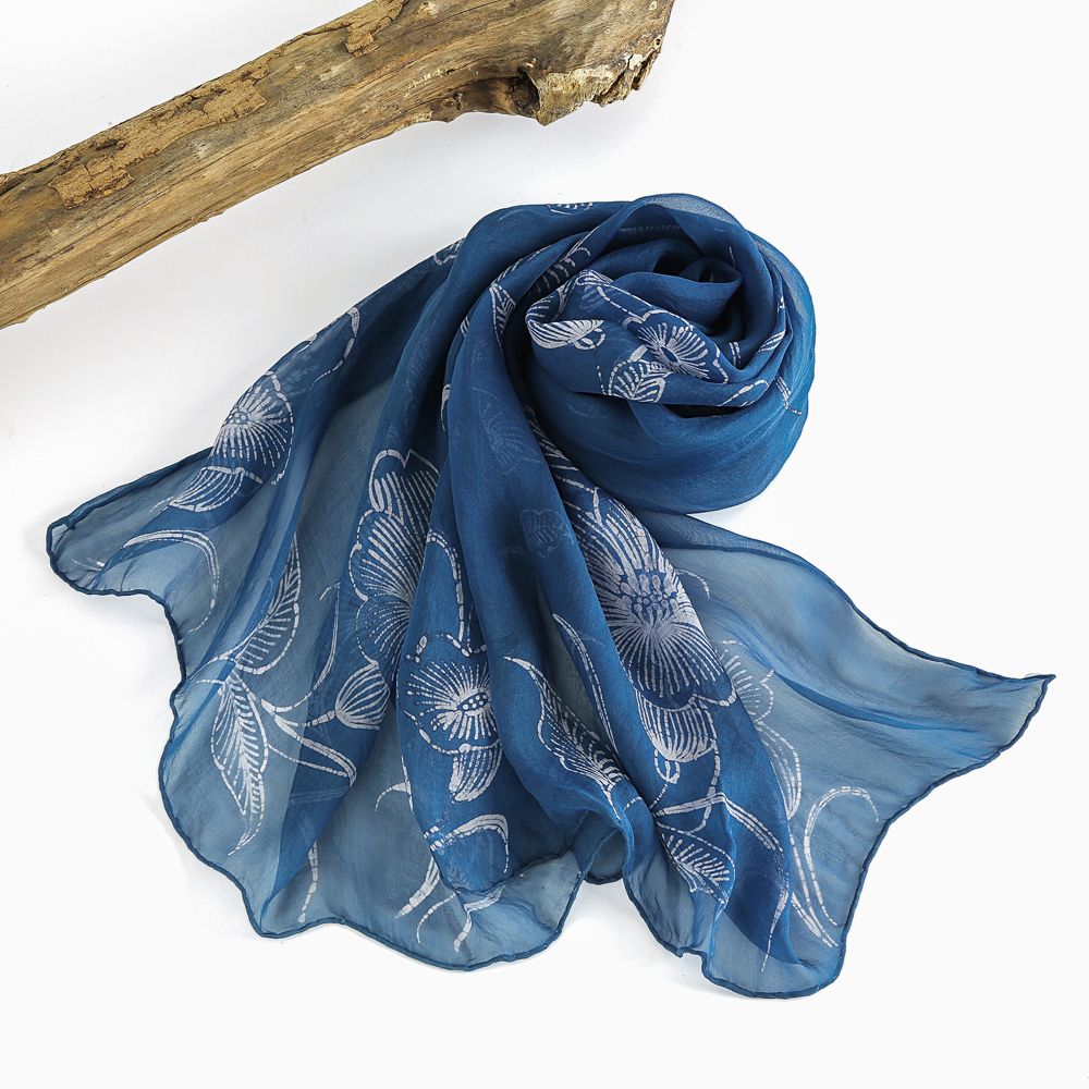 Miao Batik Silk Scarf - Runystore