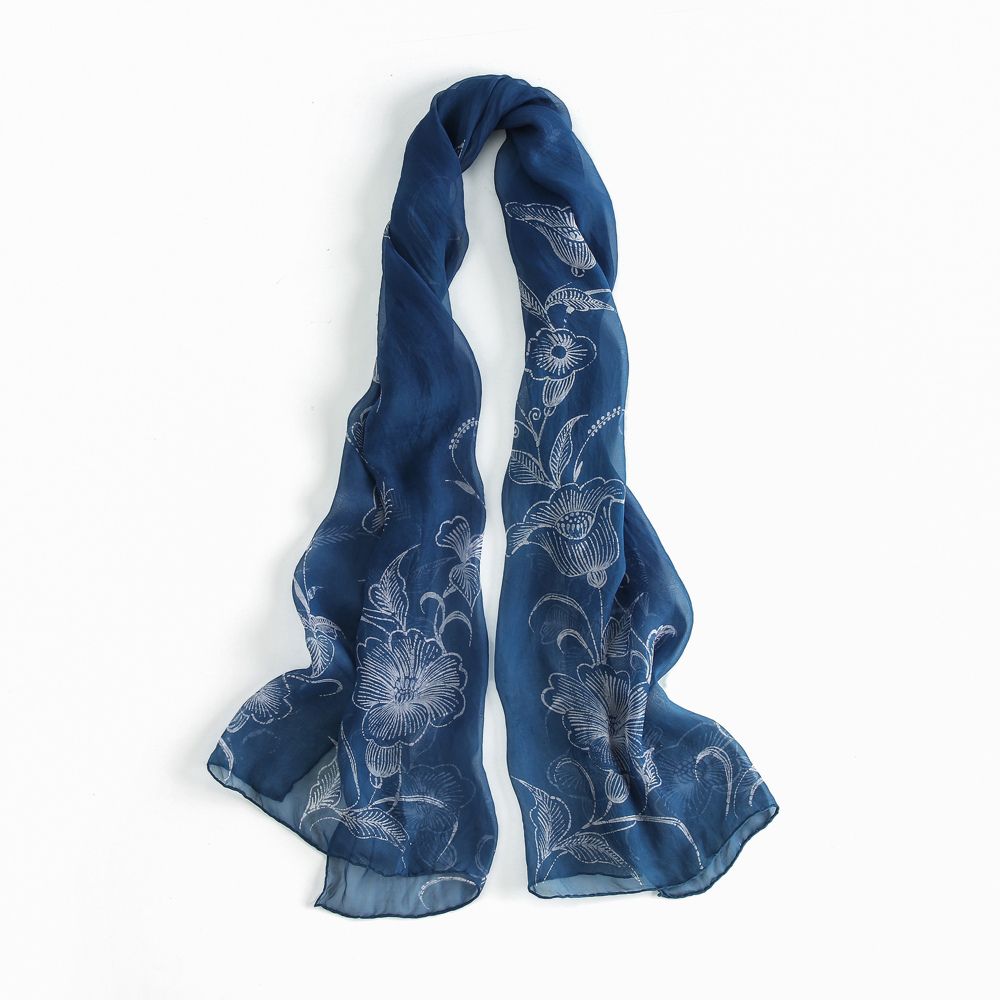 Miao Batik Silk Scarf - Runystore